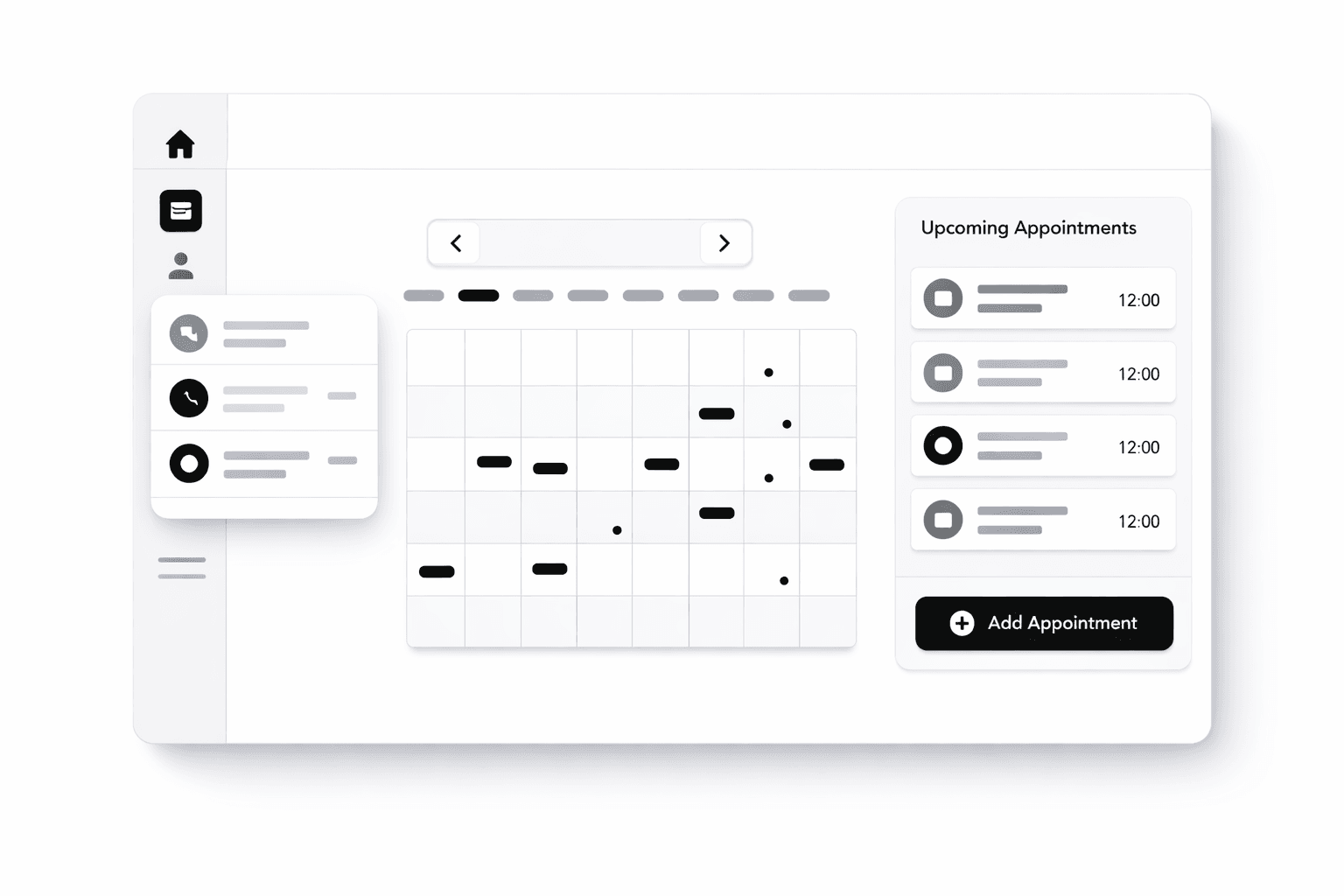Calendrier de réservation